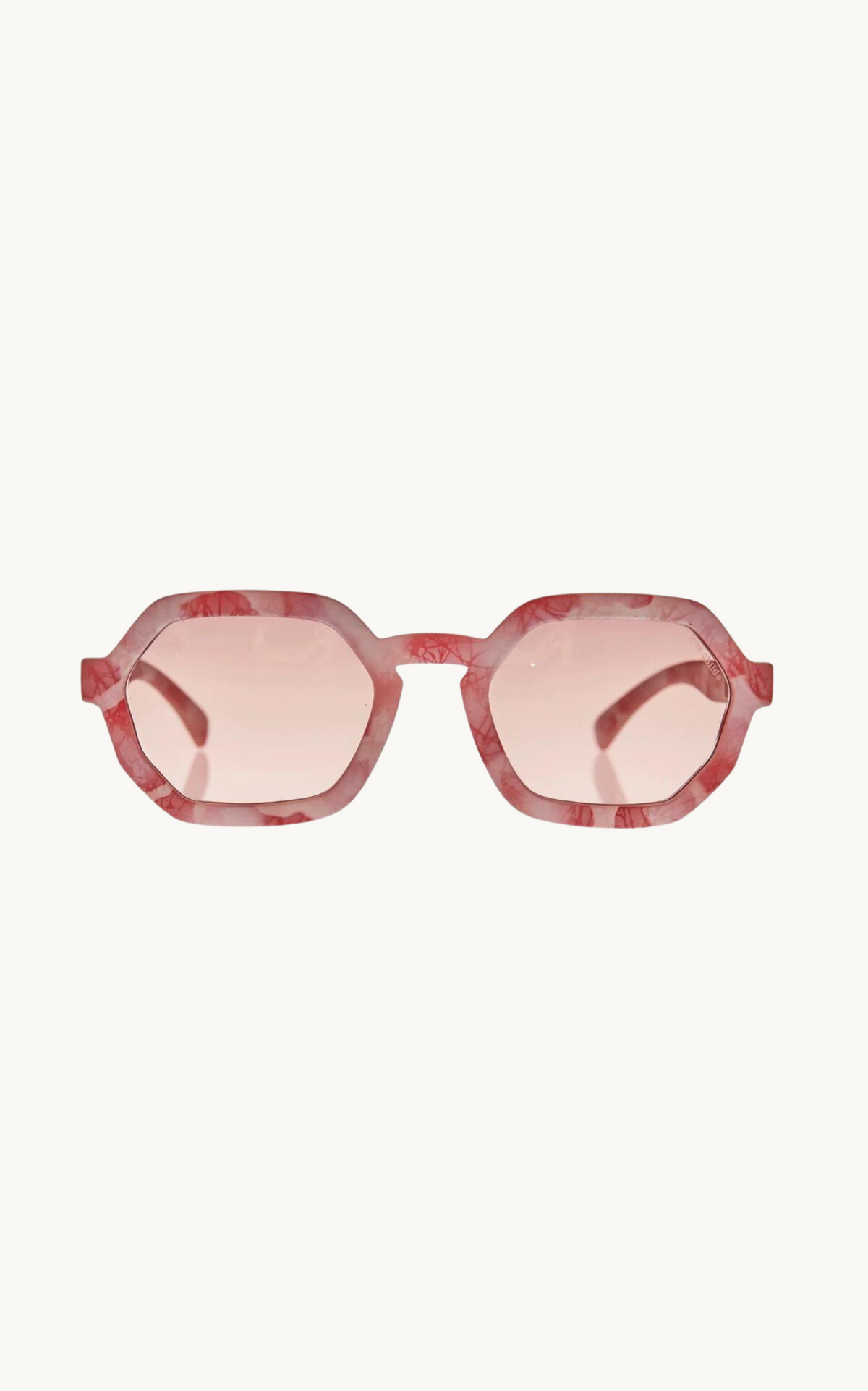 EXIT Love You Red White Marble | Rose Gradient Bio Lens