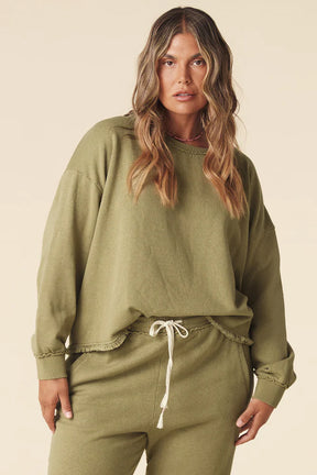 On The Road Pullover Khaki