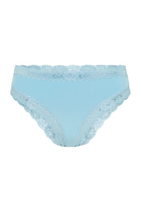 Dove Lace Bloomers - Dusty Blue