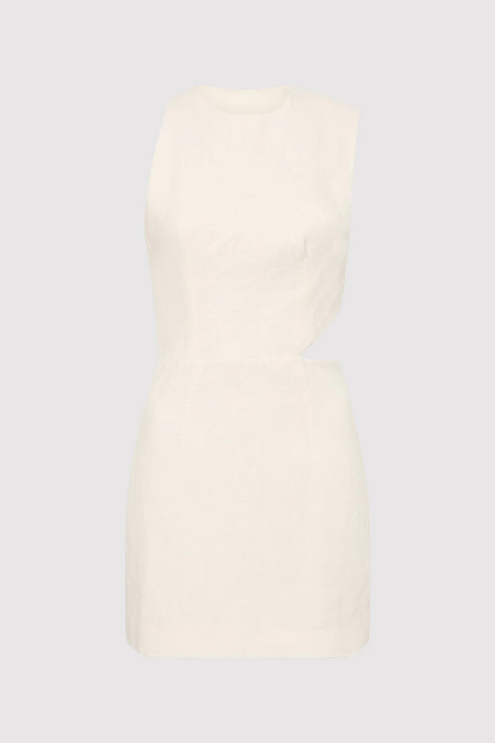 Deconstructed Mini Dress Ivory