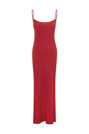 Frances Dress Crimson
