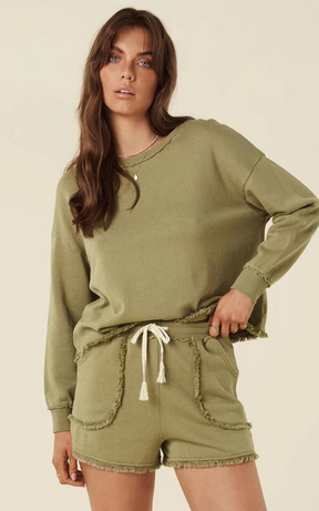 On The Road Pullover Khaki