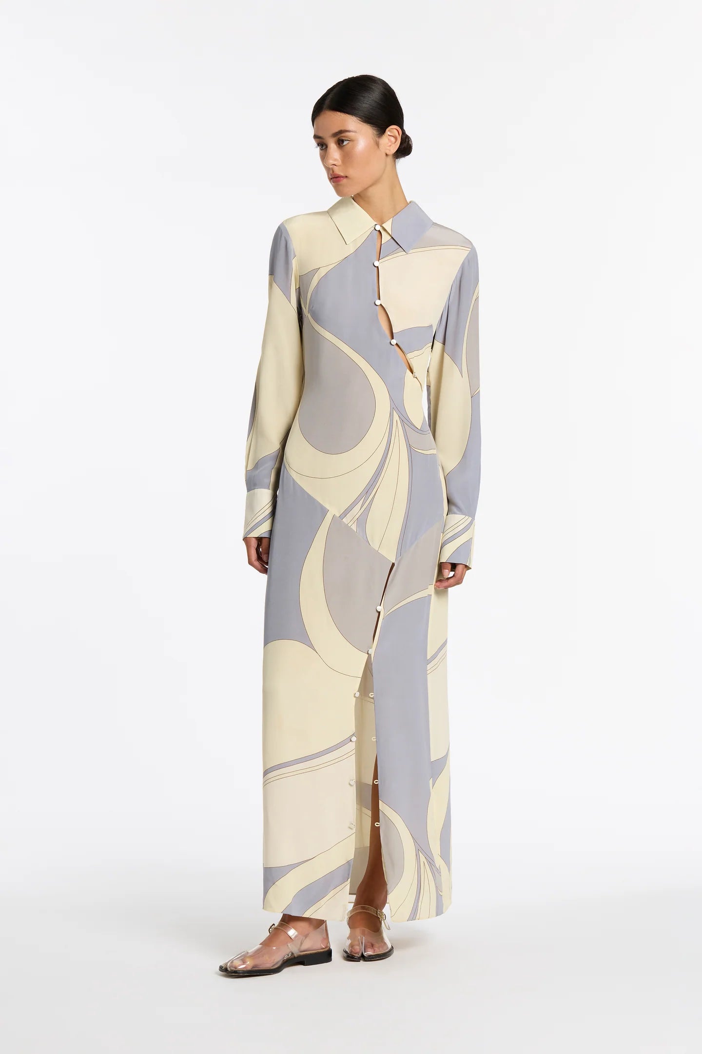 Adriana Shirt Dress Cesco Print