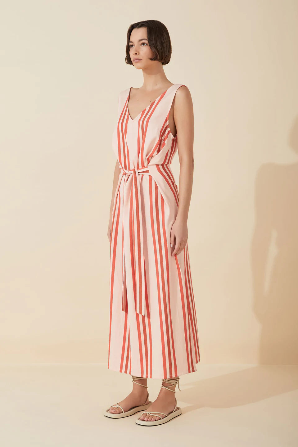 Sunset Stripe Organic Cotton Dress
